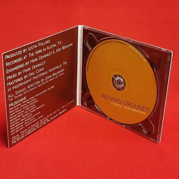 Proving Grounds John Baumann 2017 CD Signed - Picture 5 of 8
